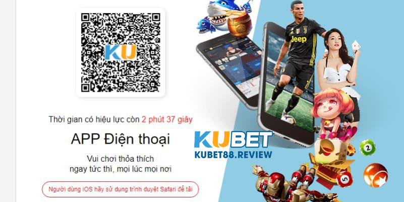 Cách tải app Kubet trên Iphone IOS