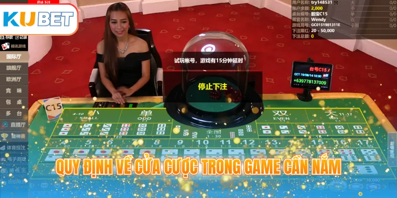 Quy định về cửa cược trong game cần nắm